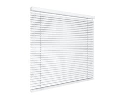 time4blinds - Jaloezieën voor Binnen - Aluminium Jaloezieën - 1600x1600mm, Bediening Links - met Lamellen van 50mm - Montage aan Wand of Pla
