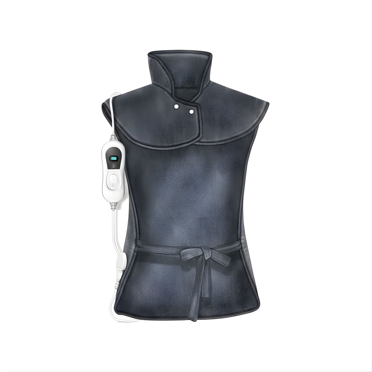 KAD® Warmtekussen - Elektrisch Warmtekussen - Voedingskussen voor Rug & Nek - Zwart - 31cm x 30cm x 12cm
