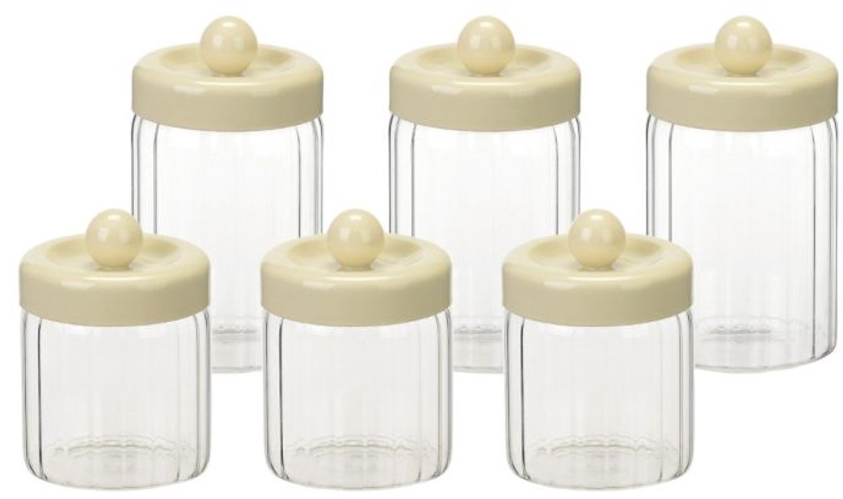 BRICARD OSERA VOORRAADBUSSENSET | CRÈME 6-DELIG