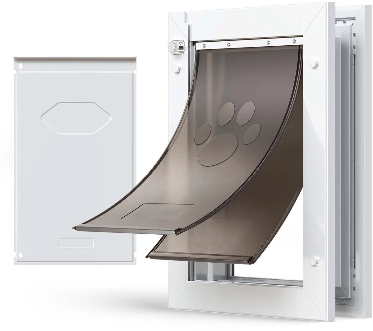 Archi Kattenluik met magnetische klep – Dierenluik - Weerbestendig - Met metalen frame – Stevige toegangsdeur voor huisdieren
