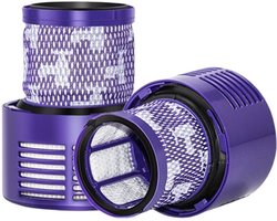 Set van 2 HEPA-filters Geschikt voor de Dyson V12 Detect Slim Absolute Extra/Total Clean/Fluffy draadloze stofzuigers.