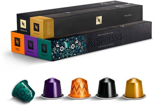 Nespresso Original Koffiecups Favorieten Pack - 50x capsules