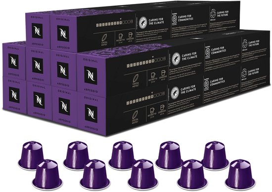 Nespresso - Original - Arpeggio - Koffiecups - 100 capsules