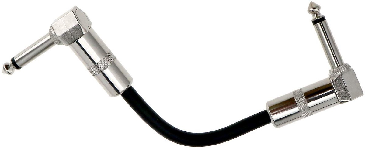 Dailygoods - Dailygoody - Guitar Patch Cable - Effectenpedaal Kabel - Ultra-flexibel - 15cm Lengte - Noiseless Verbinding - Geschikt voor Muziekinstrumenten