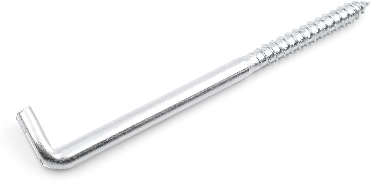 Dailygoods - Set van 10 Stalen Sleufhaken voor Wand en Plafond