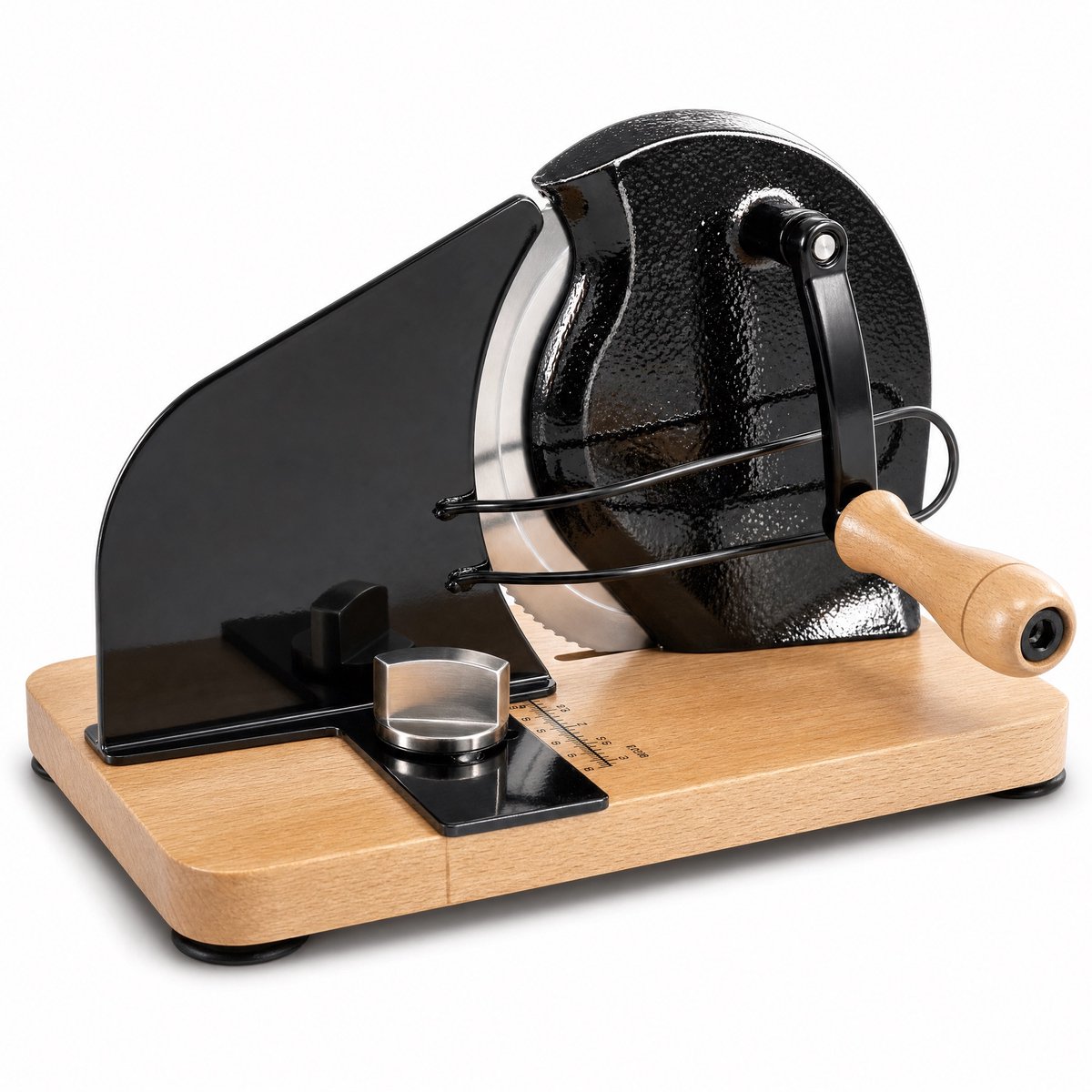 Fornello Snijmachine - Broodsnijmachine - RVS - Broodsnijder - Hout