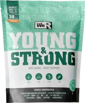 We'R Young & Strong -(30serving)- Anti-aging - verjongt huid, haar en nagels - versoepelt gewrichten en pezen- hoog gedoseerd - 13 ingrediënten - wetenschappelijke formule - gehydrolyseerd collageen - hyaluronzuur - MSM - bamboo extract