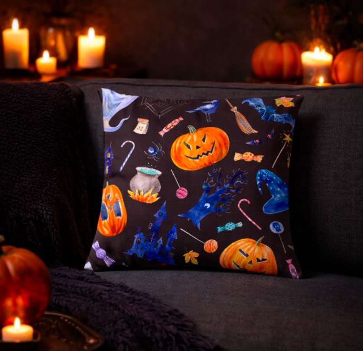 Haunted Halloween Collection Kussenhoes - 45x45 cm