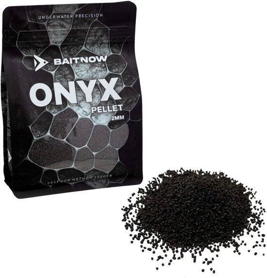 Mikado Onyx Method Feeder Pellets 2mm 800g - Zwarte Fishmeal Pellets voor Karper & Brasem - Sea Fish van Mikado — afbeelding 5