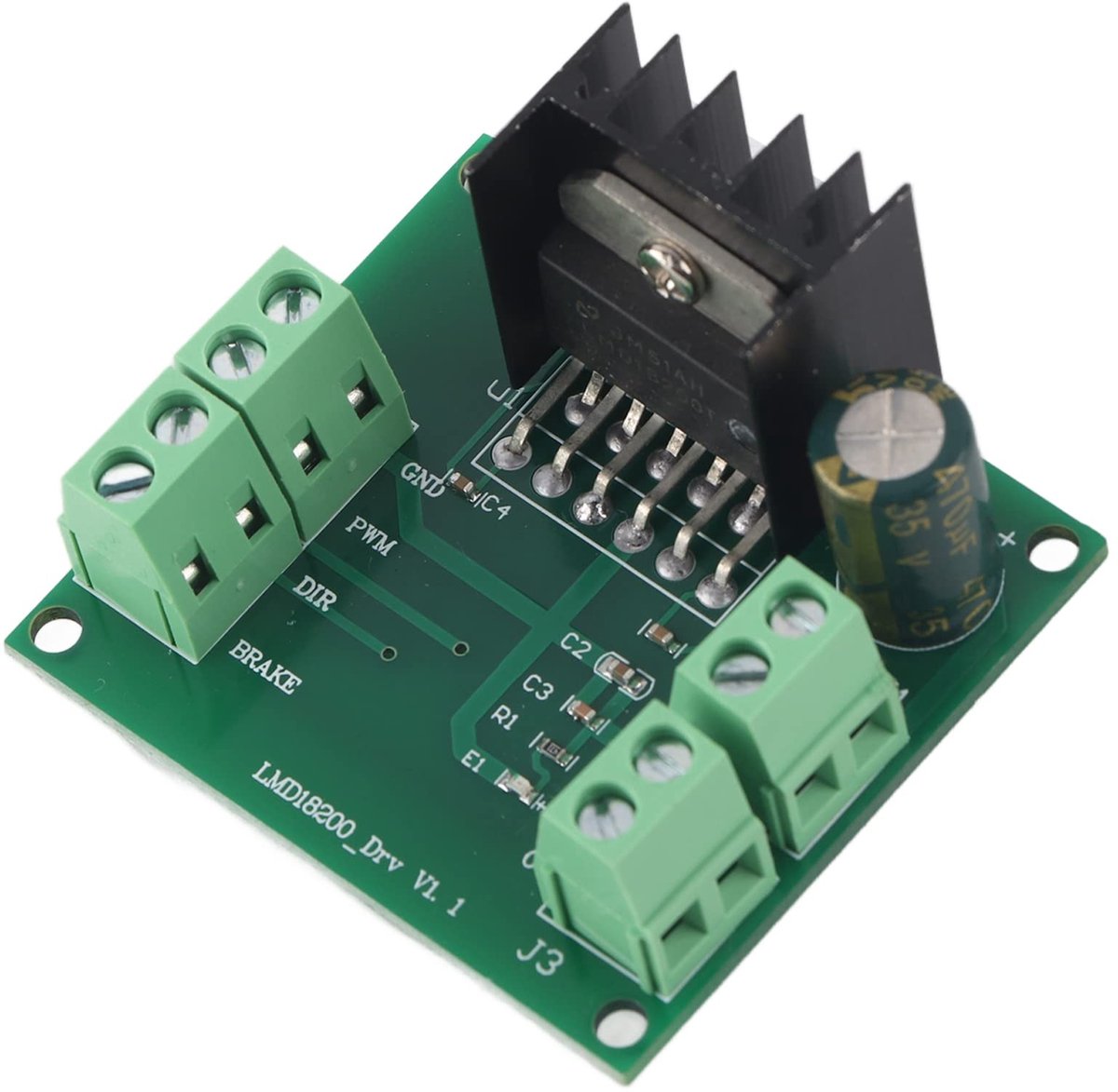 Dailygoods - Dailygoody - Motor Drive Module - PWM Snelheidsregeling - Voor DC Motoren - Stabiele Prestaties - Efficiënte Aansturing - Geschikt voor Hobbyprojecten