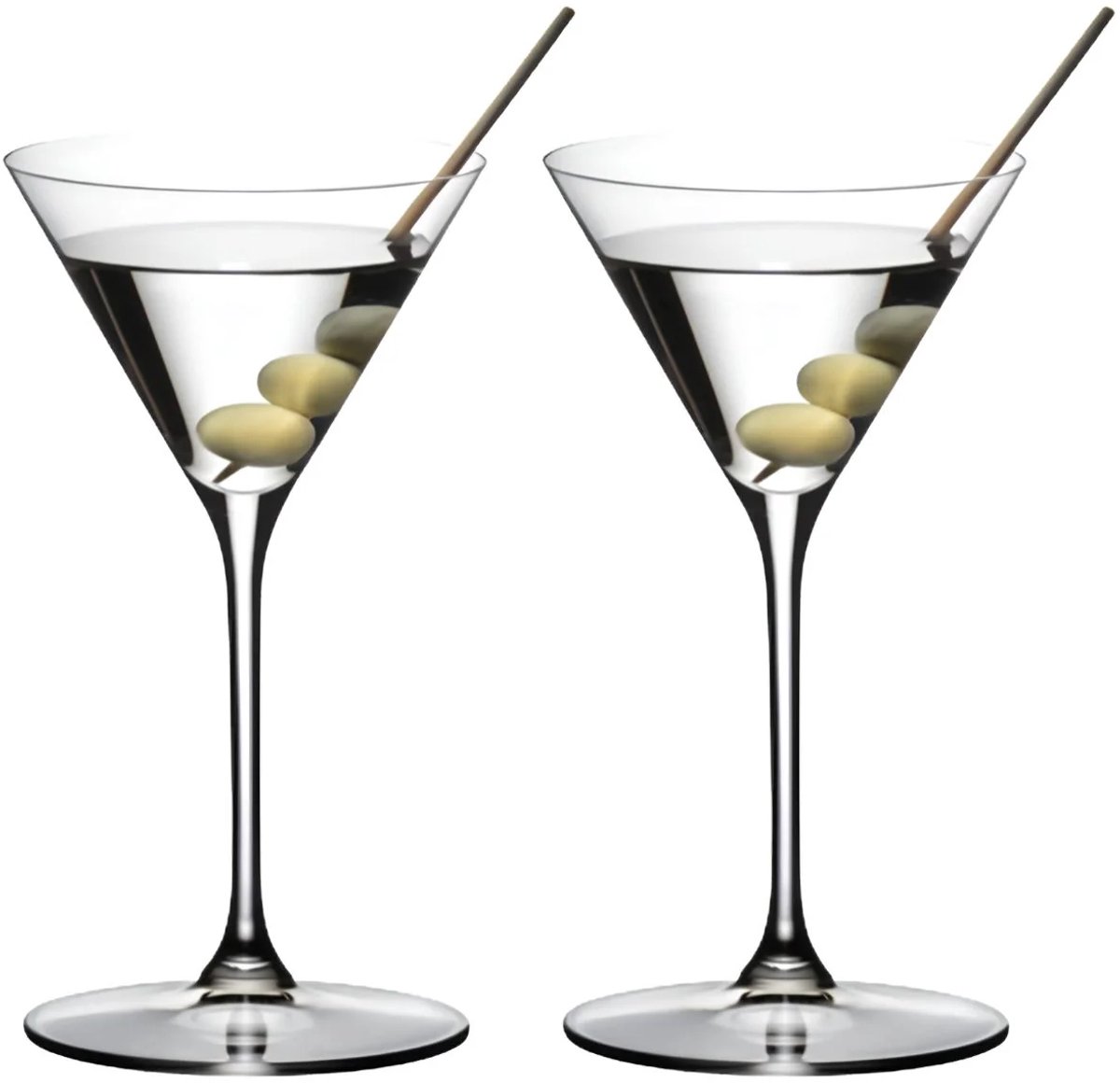Riedel Grape@Riedel Martini Cocktail, set van 2, cocktailglas, martiniglas, kristalglas, 200 ml, 6424/77