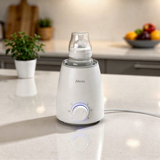 Alecto Flessenwarmer - Geschikt voor alle gangbare flessen - 500W - BW800 - Wit van Merkloos — afbeelding 5