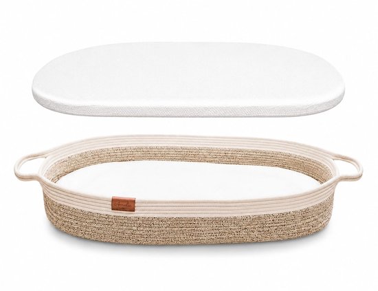 Amelelie | Opvouwbare Verschoonmand | Verschoningsmand | Aankleedkussen | Babykamer | Opvouwbaar | met Babymatras | Kraamcadeau