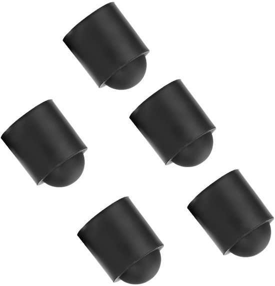 Elzusha - Pool Head Cover - Rubberen Snooker Cue Tip Cover - Beschermend en duurzaam - Zwart/Rood - Biljart Accessoire - Voor Snooker en Pool van Elzusha — afbeelding 4