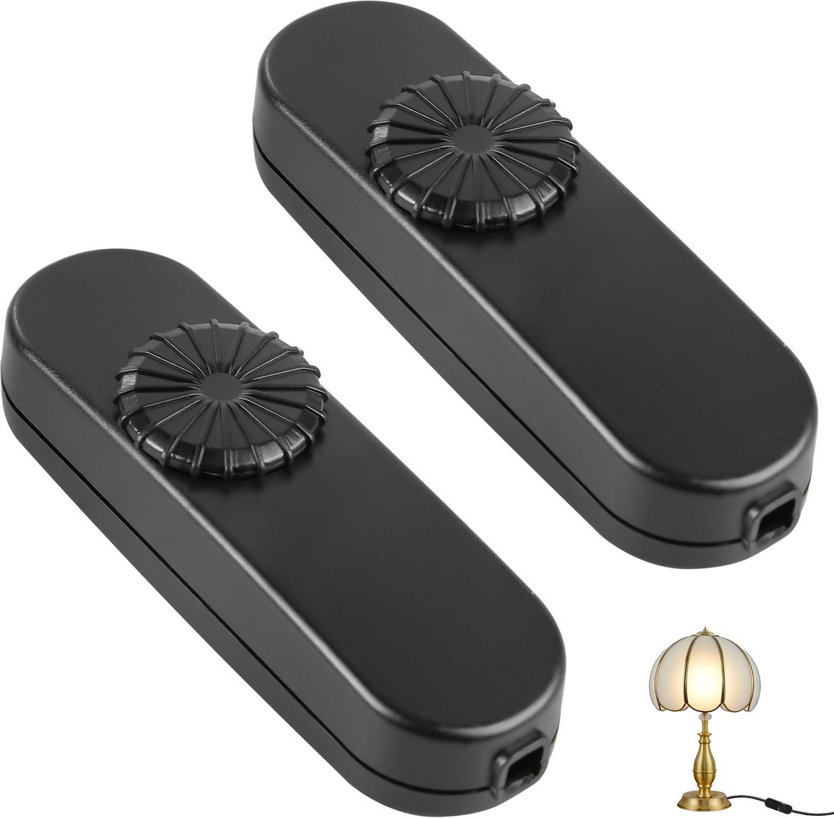 Dailygoods - Innovra - Dailygoods - Led Dimmer Schakelaar 2 Stuks voor Lampen