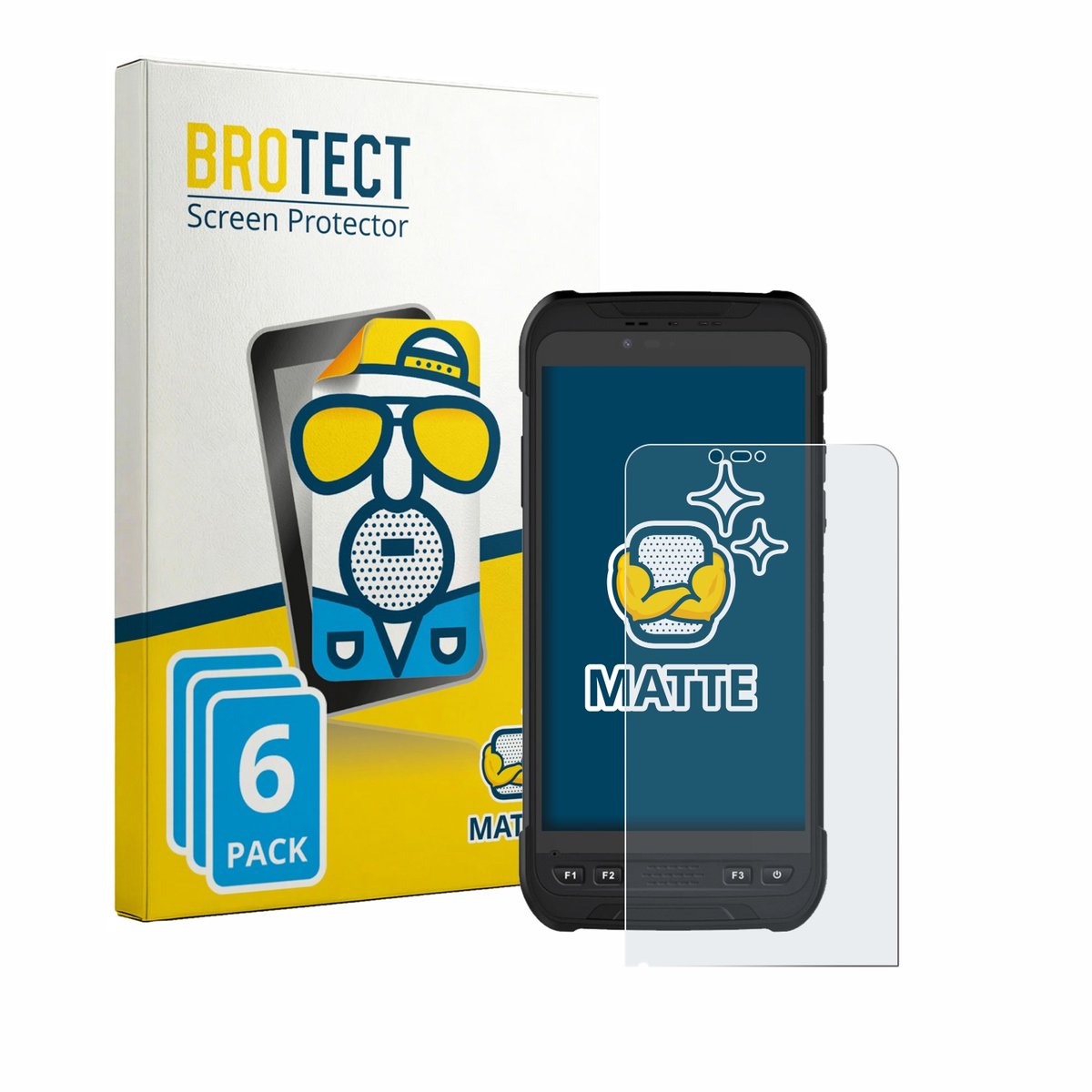 BROTECT - Screenprotector voor Stonex S60 - Folie Beschermfolie matte 6 Stuks