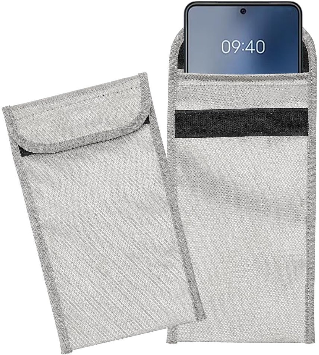 Dailygoods - Faraday Zak voor Mobiele Telefoon met RFID Blokkering, 2 Stuks