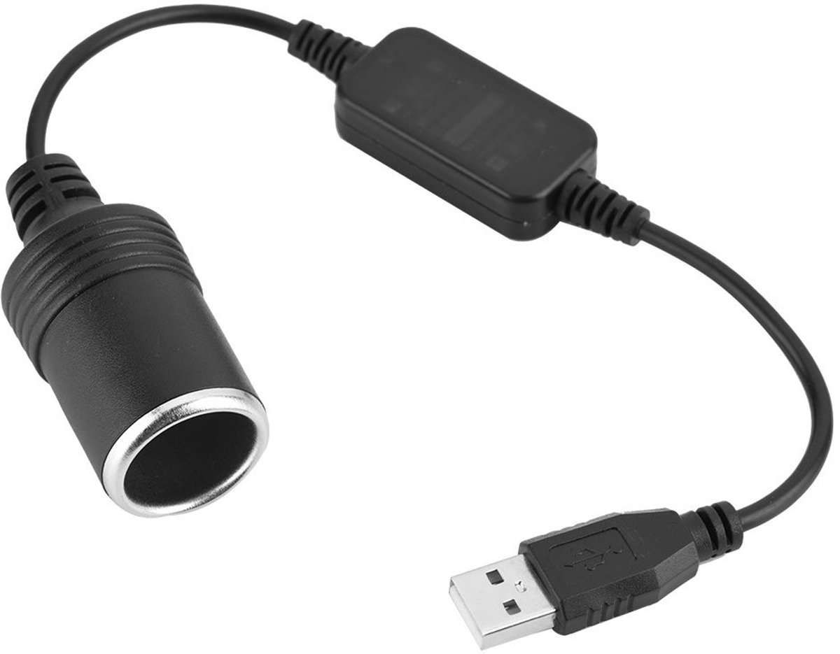 Dailygoods - USB naar Sigarettenaansteker Adapter voor Auto