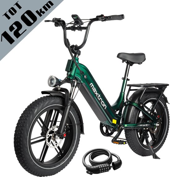 Elektrische Fatbike 20 inch Maxtron Camel 250W 48V 18Ah 120 km Actieradius Shimano 7 Versnellingen Hydraulische Schijfremmen