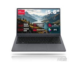 Ninkear A15 Air Laptop 15,6 Inch – AMD Ryzen 5 3500U – 16GB RAM – 512GB SATA SSD – Vega 8 – Windows 11 – Licht & SnelWerk Studie Dagelijks Gebruik – 15,6 Inch – Snelle Prestaties – Zilver