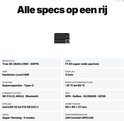 Zwarte dashcam A800SE met specificaties: True 4K 3840x2160, F1.55 lens.