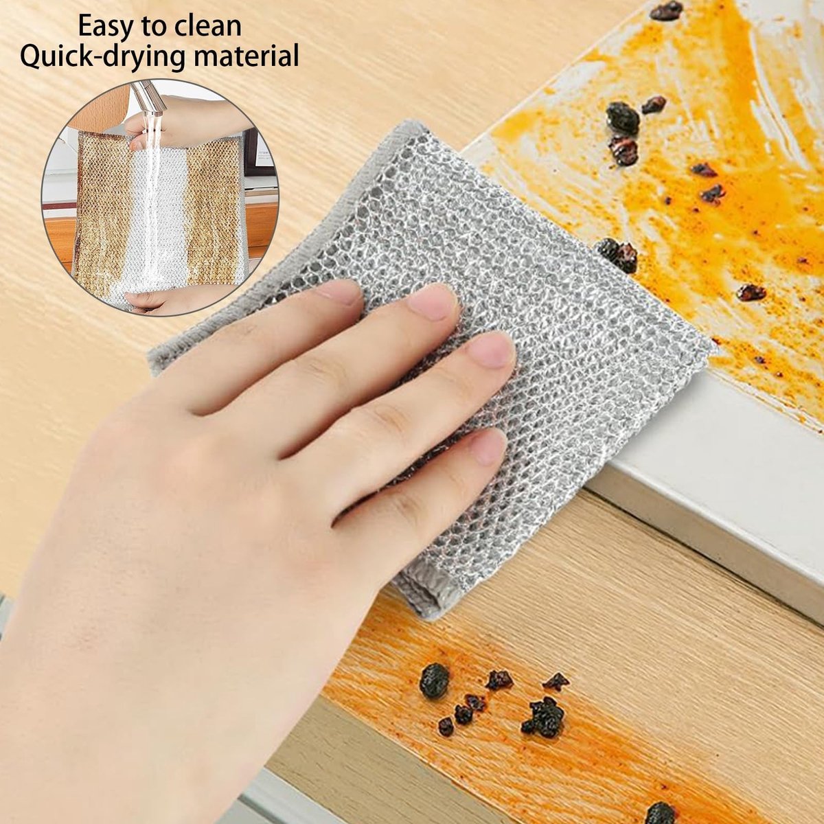 Dailygoods - Set van 11 Multifunctionele Reinigingsdoeken van Microvezel