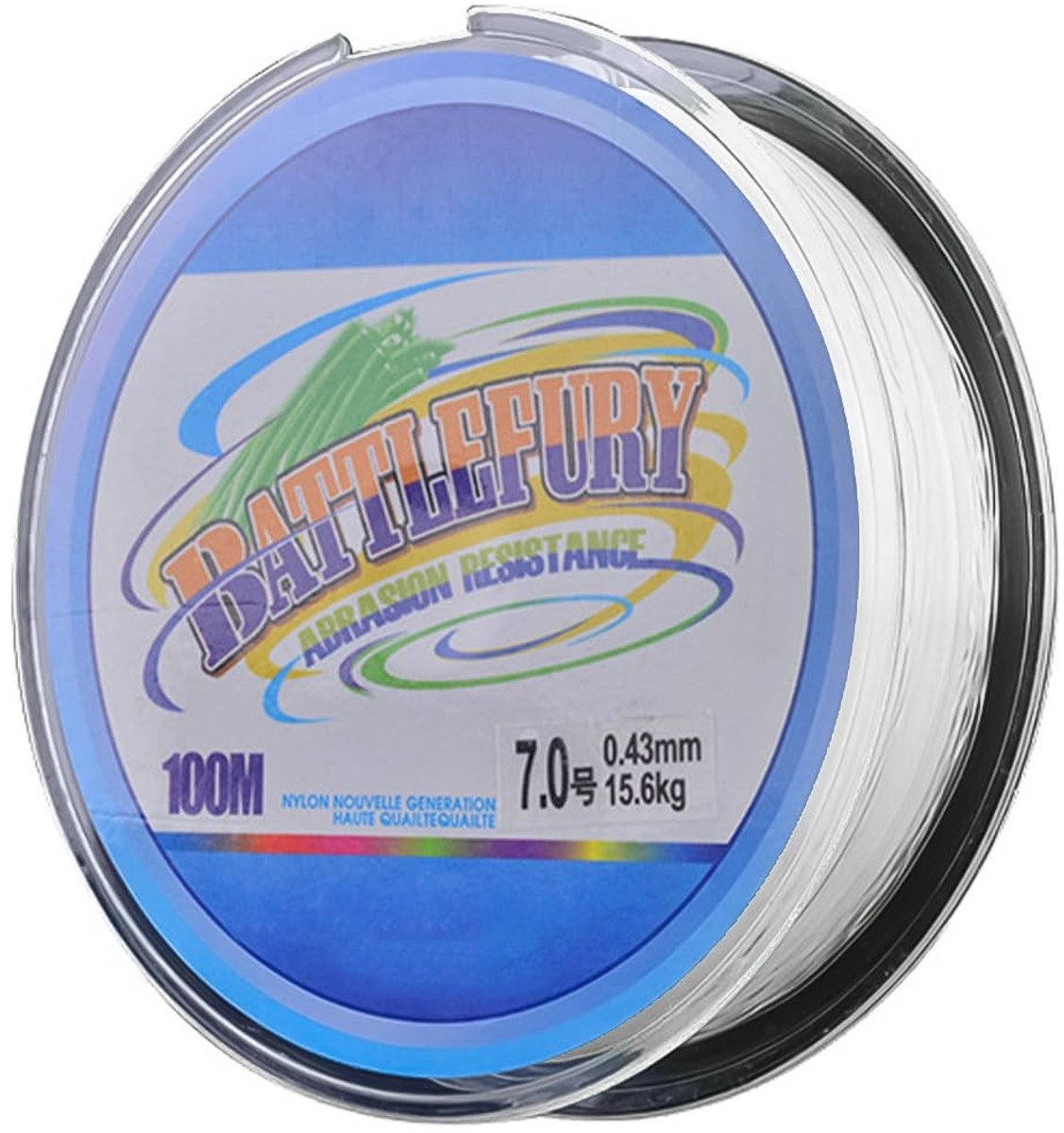 Dailygoods - 100M Monofilament Nylon Visslijn met 2,99 kg Draagvermogen