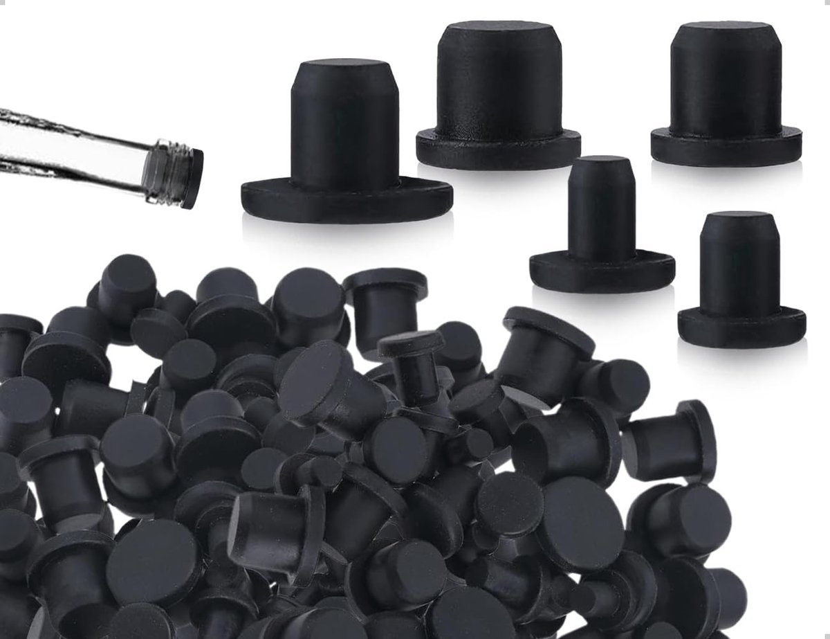 Dailygoods - 50 Stuks Siliconen Eindkappen voor Meubels en Apparaten