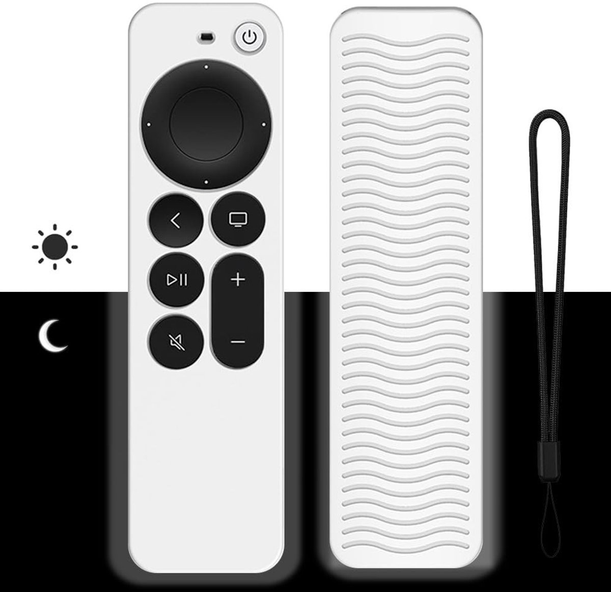 Dailygoods - Antislip Siliconen Hoes voor Apple TV 4K Siri Remote 3e Generatie