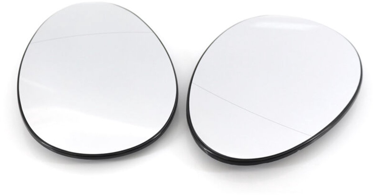 Opklikbare achteruitkijkspiegels (2 stuks) geschikt voor BMW Mini R55 R56 R57 modellen van 2007 tot 2014, beide zijden met verwarmingsfunctie.