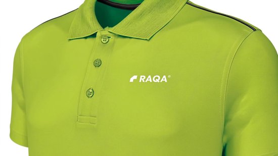 Raqa ® Performance - Sportpolo - Padel - Tennis - Heren sportshirt - Heren - Navy Blue - Atletische Fit - 100% Polyester Piqué - L