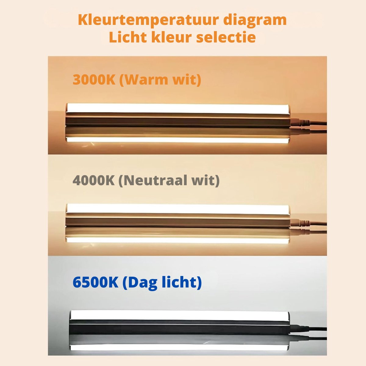 Originele TL Buis 60 cm – 18W TL-D lamp – 840 neutraal wit licht 4000K – T8 G13 Universeel — cadeau in Cadeau-ideeën - foto 6