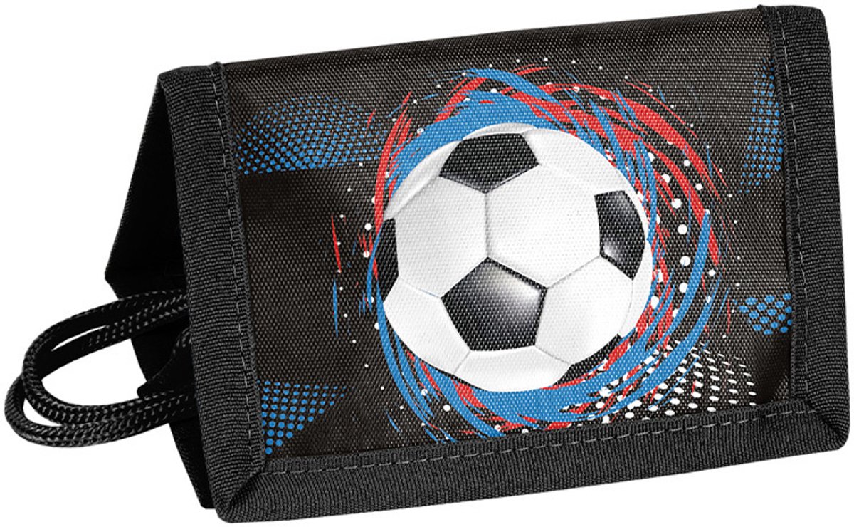 PASO Portemonnee - Voetbal - 12 x 8.5 cm - Polyester