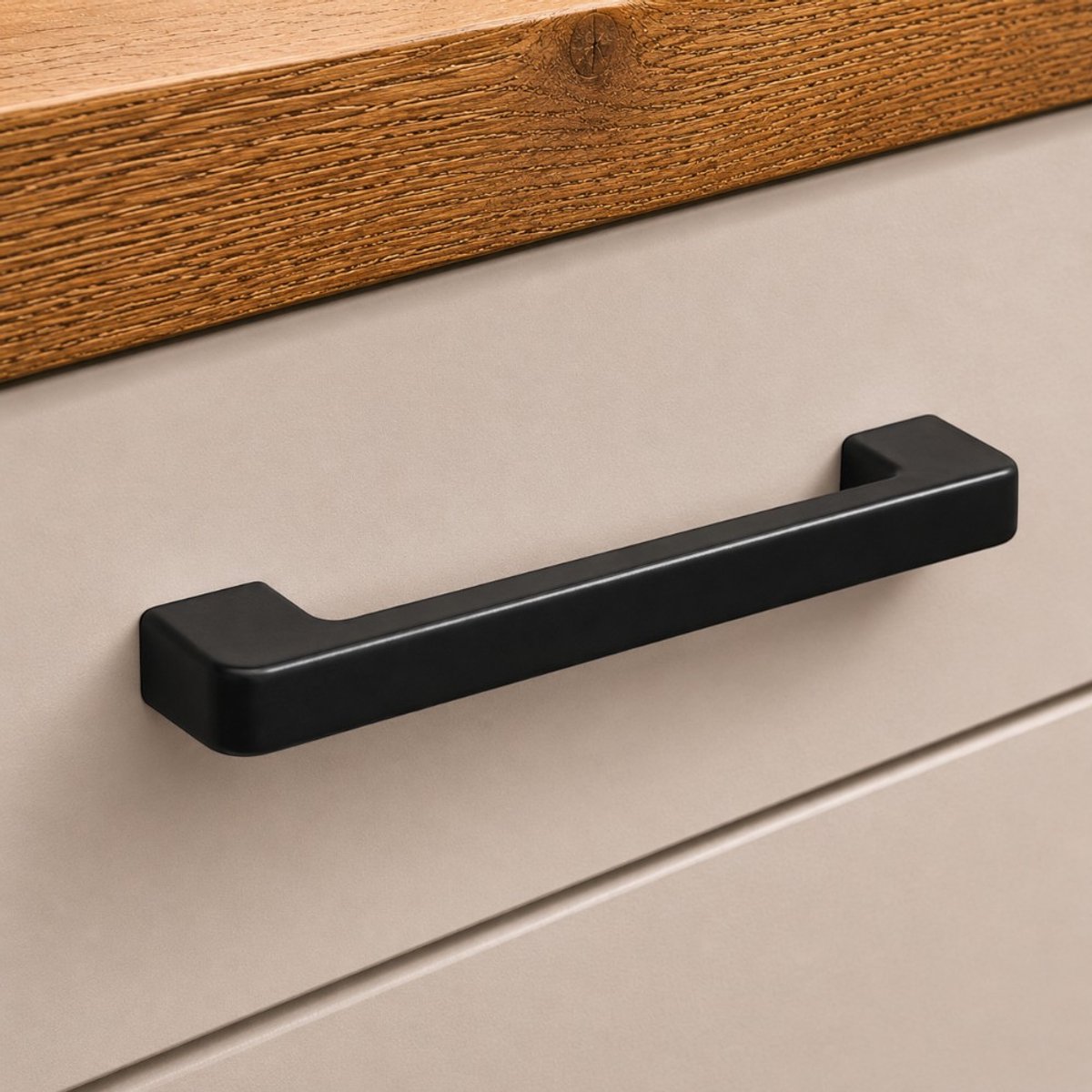 Handgrepen zwart RVS ''Berlijn'' - Handgreep zwart 128 mm – Handgrepen kast - Meubelgrepen - Keukengreep zwart - Kastgrepen -Handgrepen keukenkastjes - Meubelgreep - Handgrepen voor deurtjes - handgreep keuken - Deurgreep - ladegreep - incl schroeven