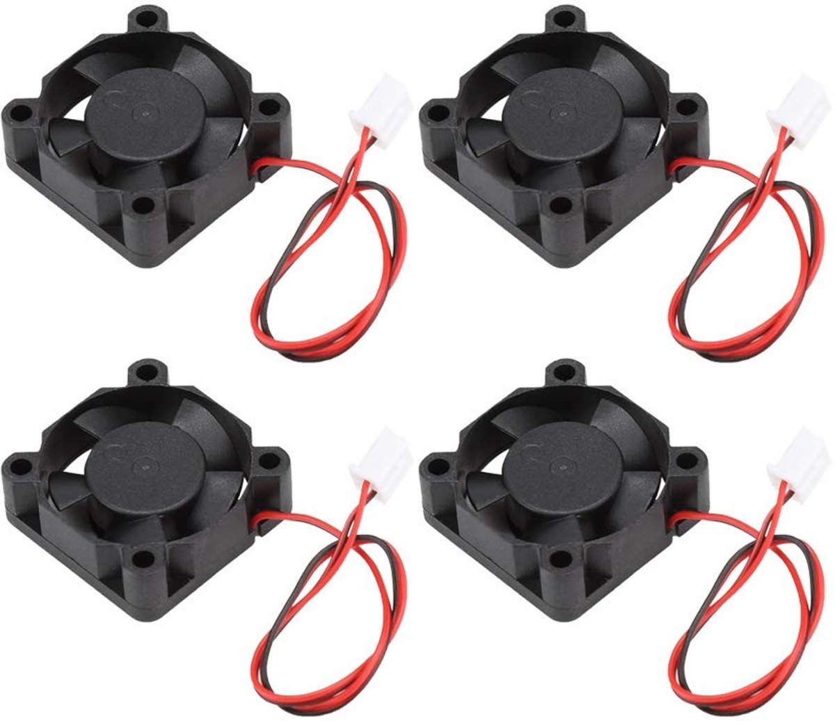 Dailygoods - 4 Stuks 24V Koelventilatoren voor 3D-printers