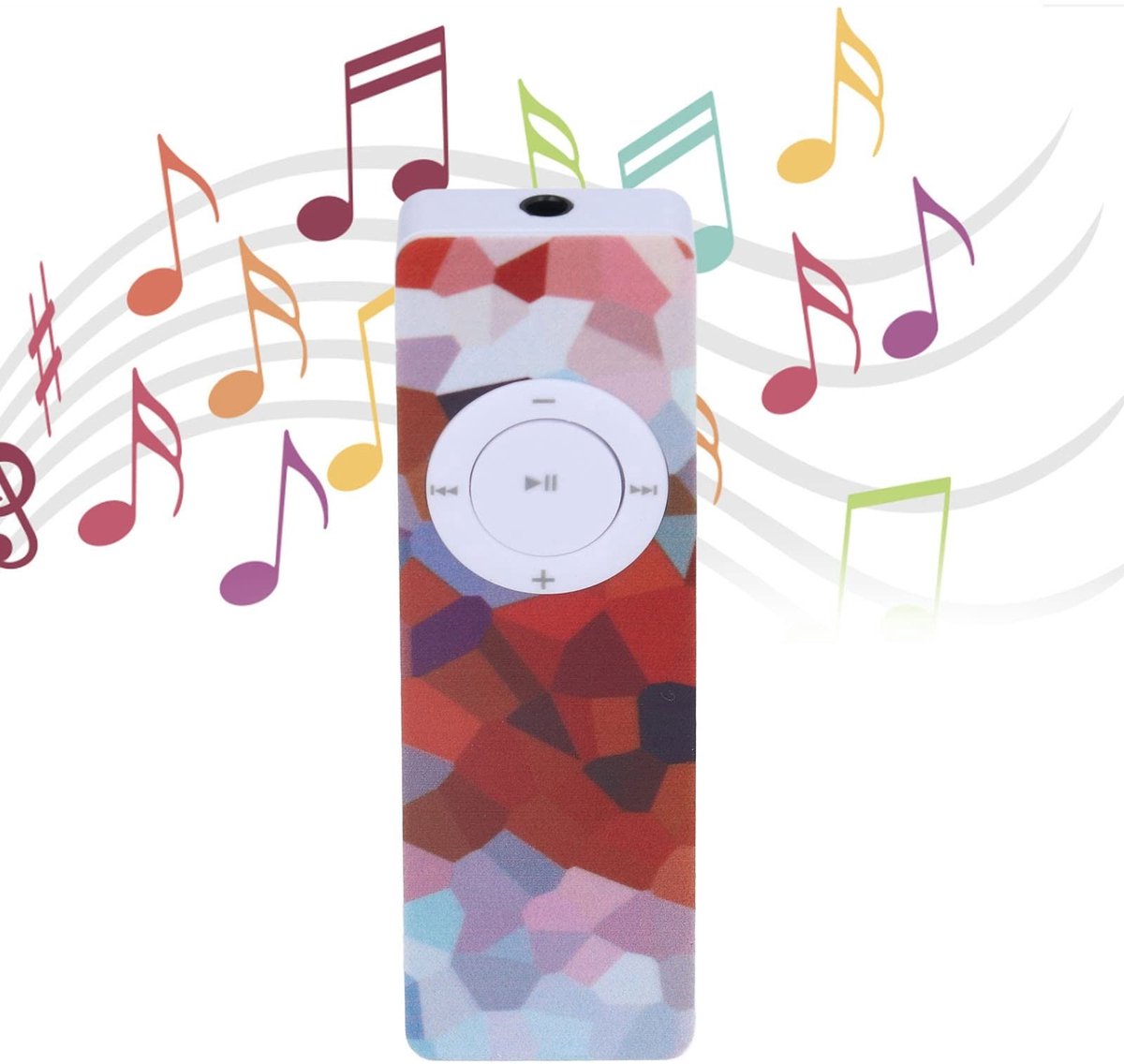Dailygoods - Draagbare MP3-speler - Ingebouwde Luidspreker - Compact en Lichtgewicht - Mini Digital Music Speler - Ondersteuning FM-radio - Geschikt v