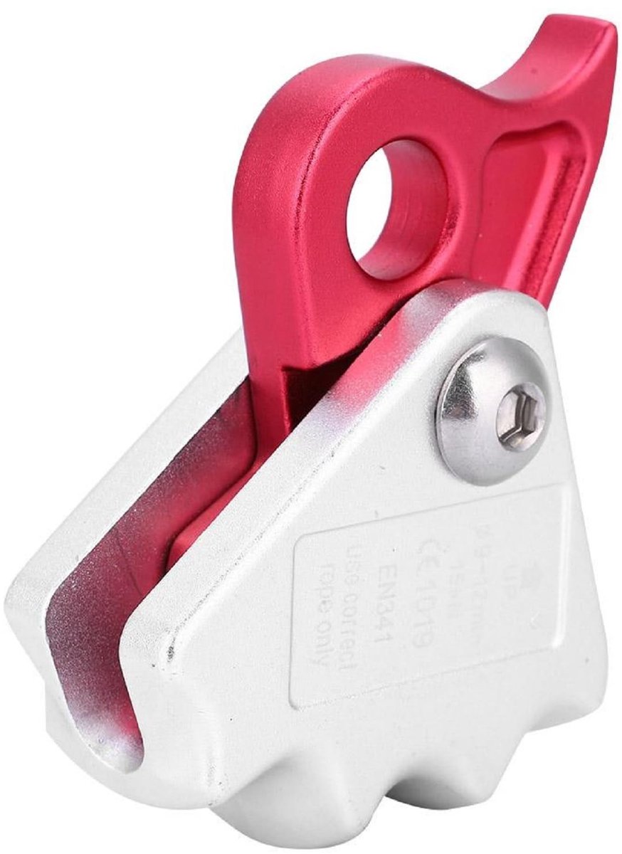 Dailygoods - Klimmen Descender - Zelfblokkerende Stop Descender - Voor 9-12mm Touw - Rappel Ring - Ideaal voor Reddingsacties - Veilig en Betrouwbaar