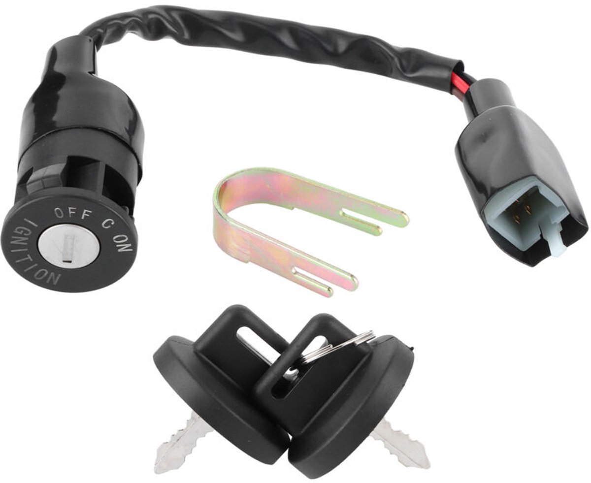 geschikt voor Contactslot Polaris Sportsman 90 (modellen 2001-2014), inclusief 2 reservesleutels.