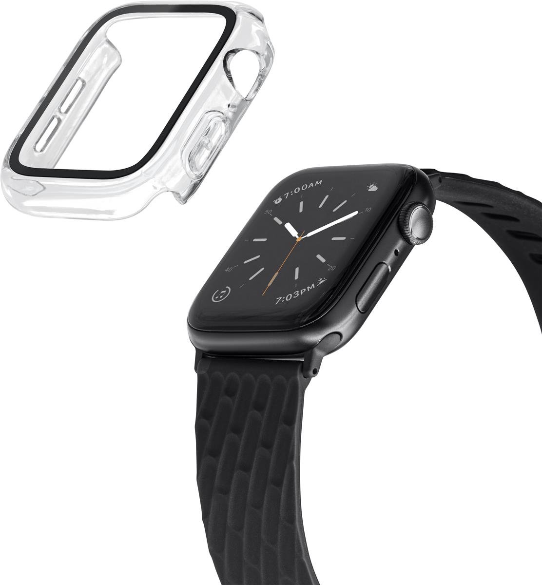 LAUT Shield Apple Watch Case 40mm – Transparante Beschermhoes – Anti-Kras Cover