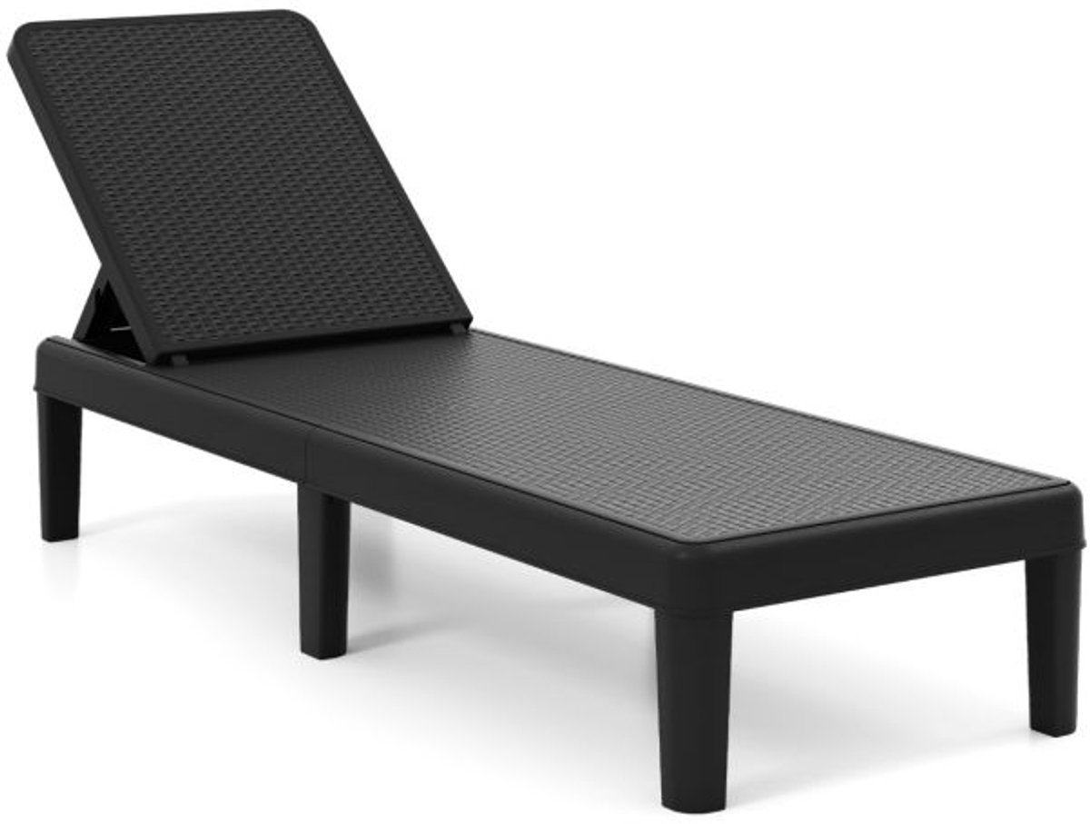 Ligbed - Kampeerbed - Vouwbed - Veldbed - Stretcher- Campingbedje - Opvouwbaar - 2 Persoon - Zwart/Bruin