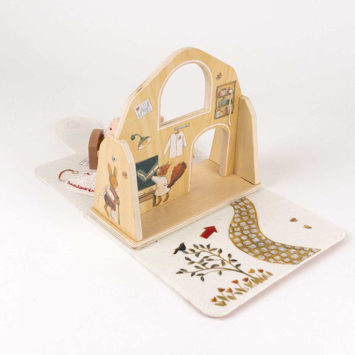 Egmont Toys Doktershuis mini vrienden. 23x21x10 cm. 3+