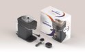 Philips Baristina volautomatische espressomachine met verpakking en accessoires.