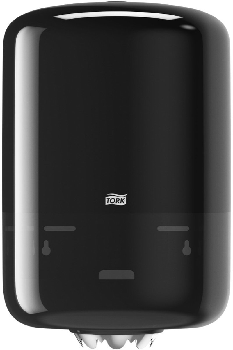 Tork dispenser centerfeed, M2, zwart kunststof, Elevation-Line (midirollen)(559008)