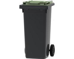 Mini Container - 120 liter Grijs - Kliko Afval Container 120liter - Afvalbak 120l