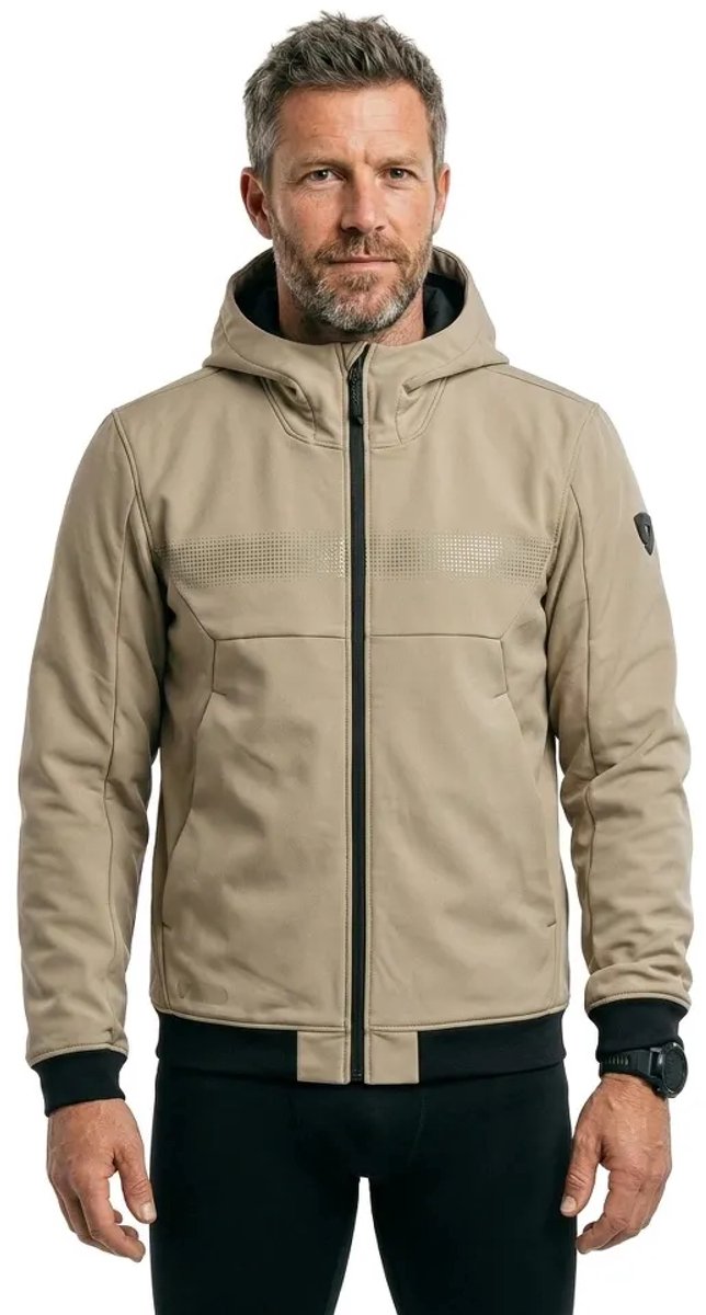 REV’IT! Parabolica 2 Sand Sand Motorhoodie - Maat M - Jas – foto 6