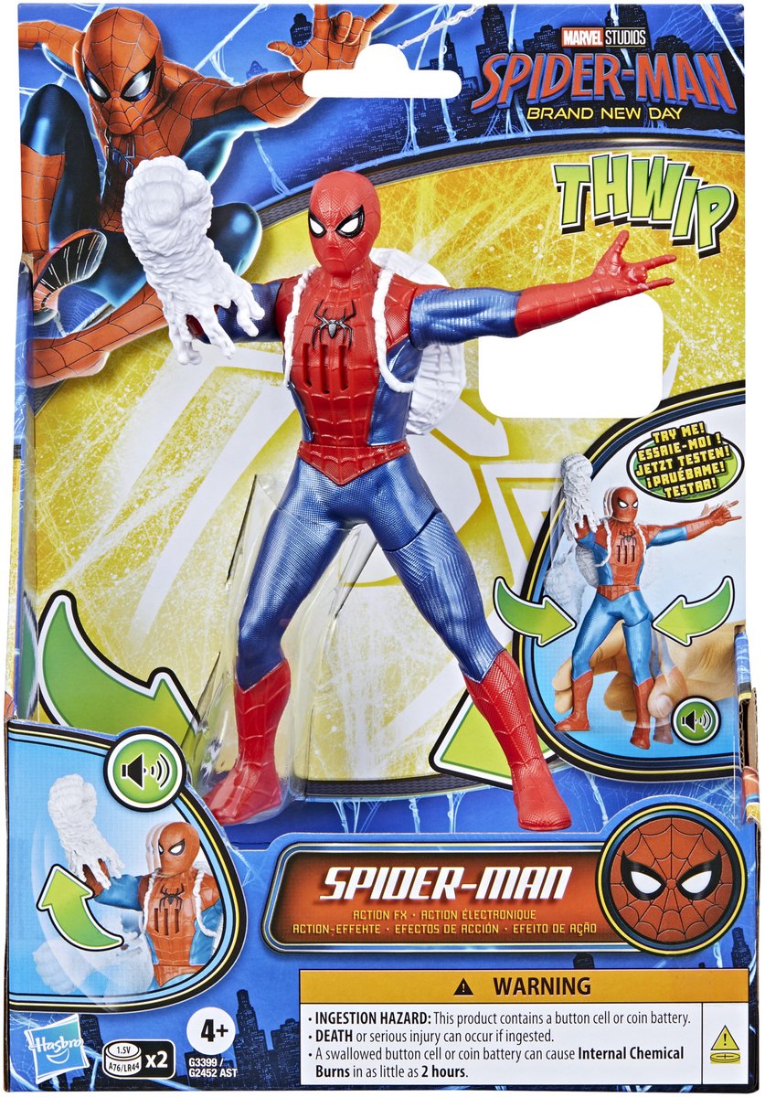 Marvel Studios Spider-Man - Brand New Day Action FX - Elektronische Actiefiguur 15cm