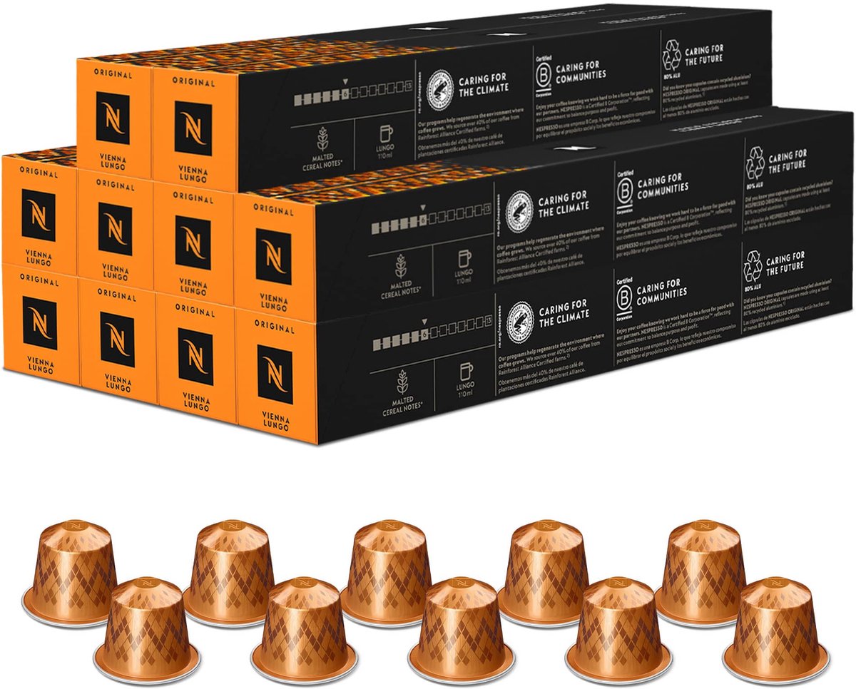 Nespresso Original Vienna Lungo Koffiecups x100 capsules