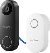 Reolink Bedrade PoE Deurbel - 2K+ 5MP - 180° Breedbeeld - Slimme Detectie - Tweewegaudio - Geen Maandelijkse Kosten - Snel Antwoord - 1-pack Met Chime