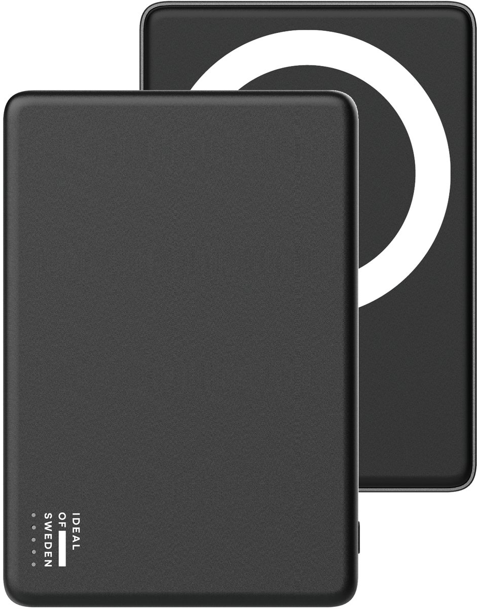 iDeal of Sweden - Slanke Powerbank MagSafe 5000 mAh Zwart - Slim