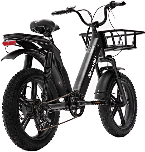 Sharp Lipari elektrische transport fatbike 12.6Ah 20 inch van Sharp — afbeelding 2